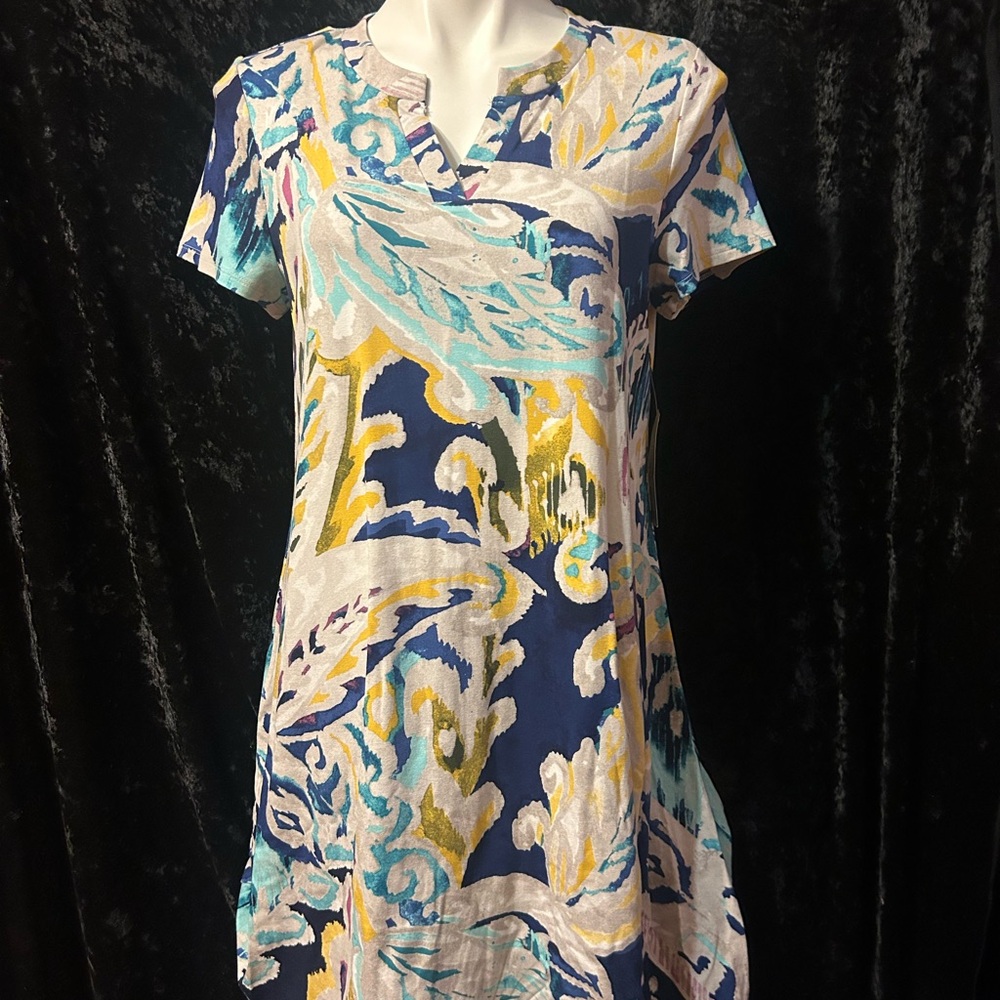 Chico’s Multicolor Abstract Print Women's dress
